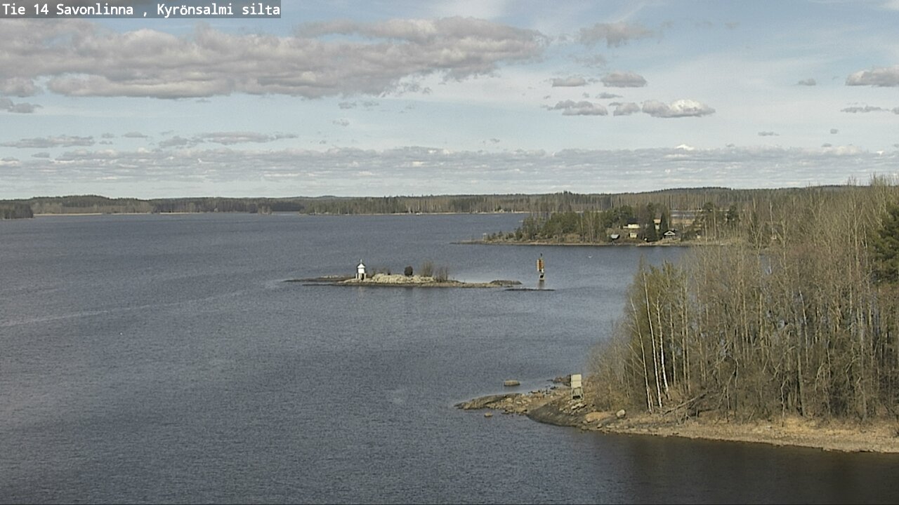 Weather Camera Image Väg 14 Nyslott, Kyrönsalmi, Savonlinna, Etelä-Savo