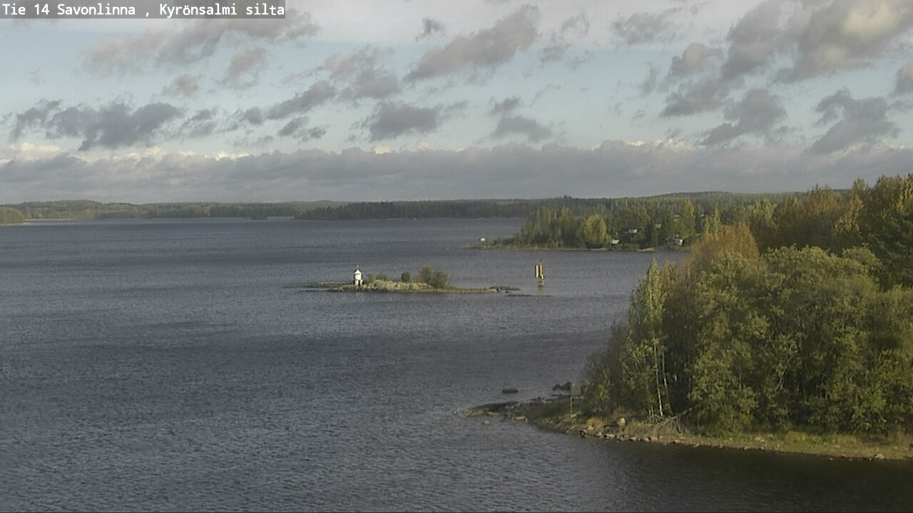 Weather Camera Image Road 14 Savonlinna, Kyrönsalmi, Savonlinna, Etelä-Savo