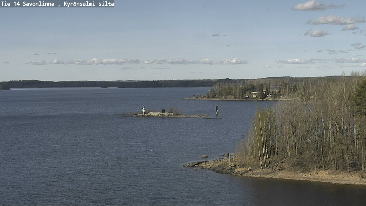 Weather Camera Image Väg 14 Nyslott, Kyrönsalmi, Savonlinna, Etelä-Savo