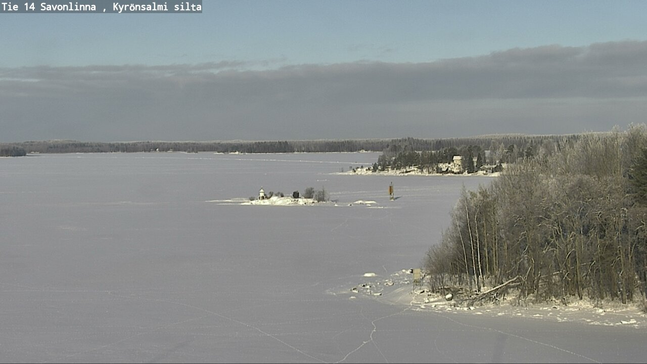Weather Camera Image Road 14 Savonlinna, Kyrönsalmi, Savonlinna, Etelä-Savo