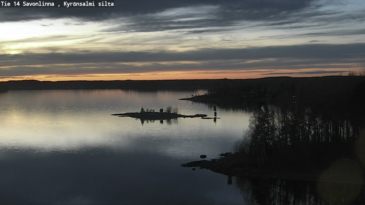 Weather Camera Image Väg 14 Nyslott, Kyrönsalmi, Savonlinna, Etelä-Savo