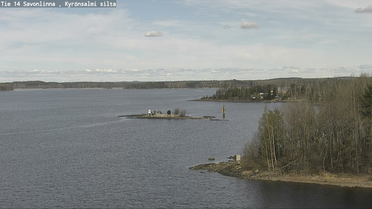 Weather Camera Image Väg 14 Nyslott, Kyrönsalmi, Savonlinna, Etelä-Savo