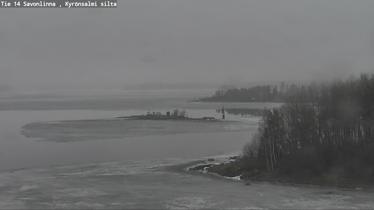 Weather Camera Image Road 14 Savonlinna, Kyrönsalmi, Savonlinna, Etelä-Savo