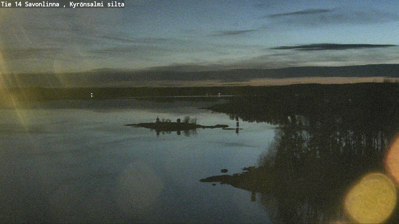 Weather Camera Image Väg 14 Nyslott, Kyrönsalmi, Savonlinna, Etelä-Savo