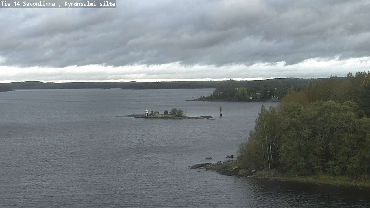 Weather Camera Image Road 14 Savonlinna, Kyrönsalmi, Savonlinna, Etelä-Savo