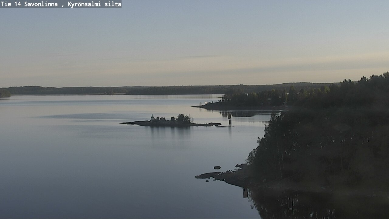 Weather Camera Image Road 14 Savonlinna, Kyrönsalmi, Savonlinna, Etelä-Savo