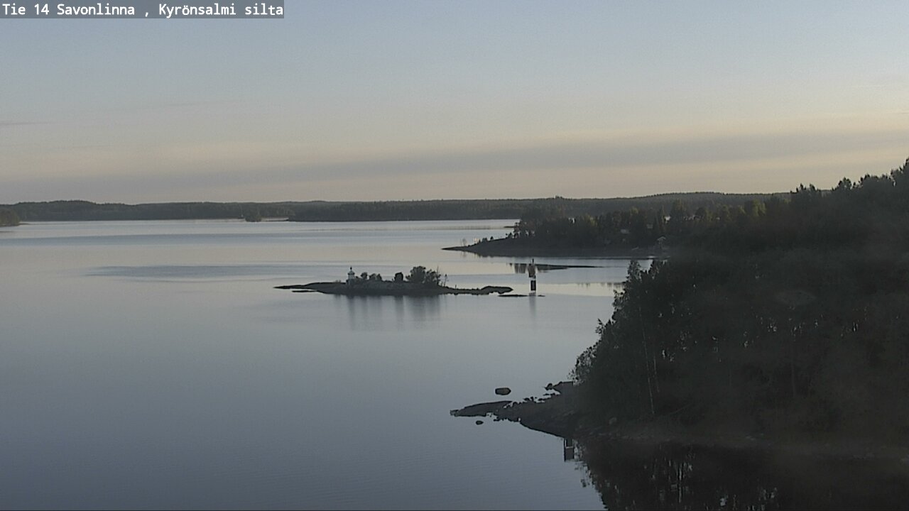 Weather Camera Image Road 14 Savonlinna, Kyrönsalmi, Savonlinna, Etelä-Savo