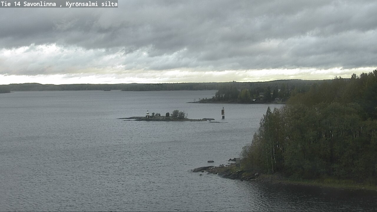 Weather Camera Image Road 14 Savonlinna, Kyrönsalmi, Savonlinna, Etelä-Savo