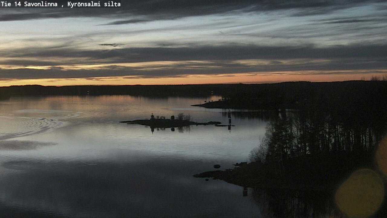 Weather Camera Image Väg 14 Nyslott, Kyrönsalmi, Savonlinna, Etelä-Savo