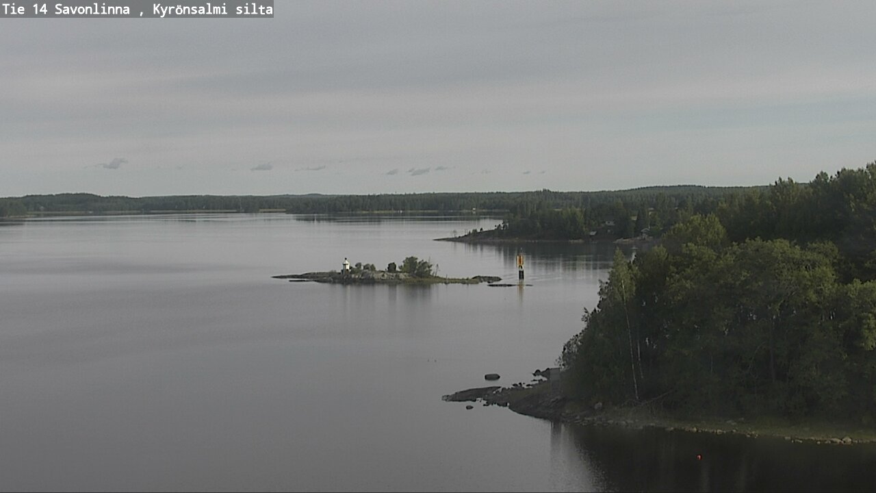 Weather Camera Image Road 14 Savonlinna, Kyrönsalmi, Savonlinna, Etelä-Savo
