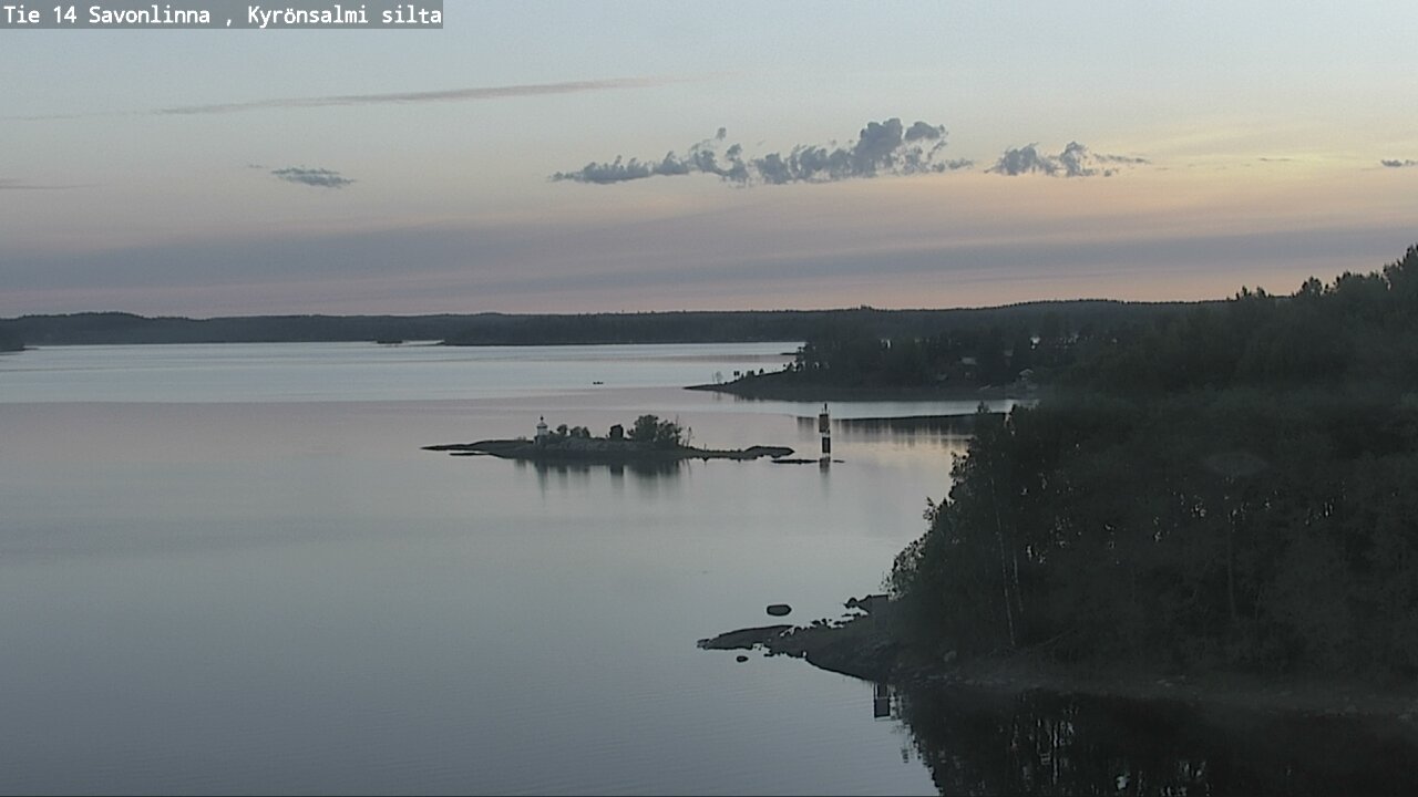 Weather Camera Image Road 14 Savonlinna, Kyrönsalmi, Savonlinna, Etelä-Savo