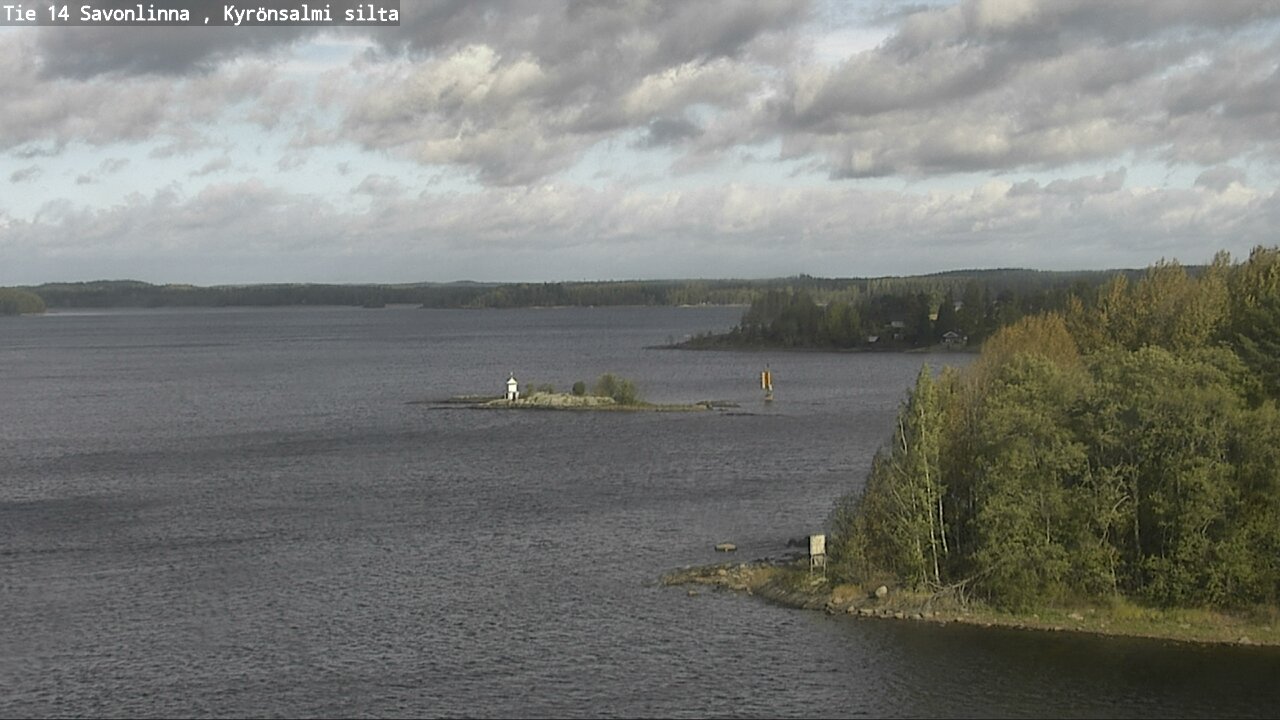 Weather Camera Image Road 14 Savonlinna, Kyrönsalmi, Savonlinna, Etelä-Savo