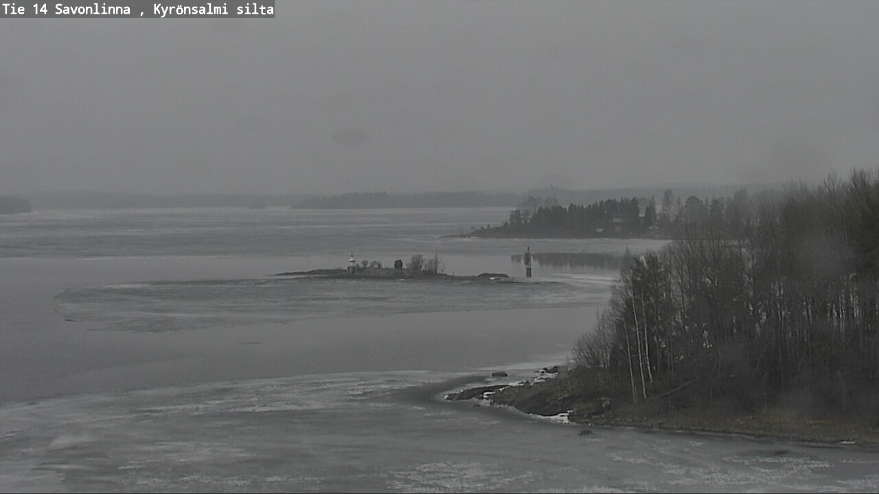 Weather Camera Image Road 14 Savonlinna, Kyrönsalmi, Savonlinna, Etelä-Savo
