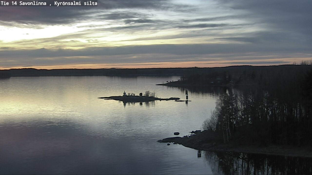 Weather Camera Image Väg 14 Nyslott, Kyrönsalmi, Savonlinna, Etelä-Savo