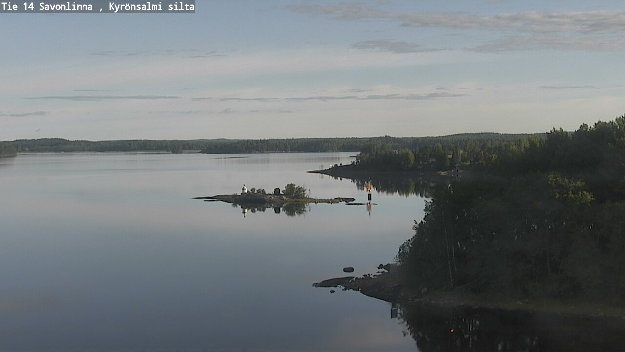 Weather Camera Image Road 14 Savonlinna, Kyrönsalmi, Savonlinna, Etelä-Savo