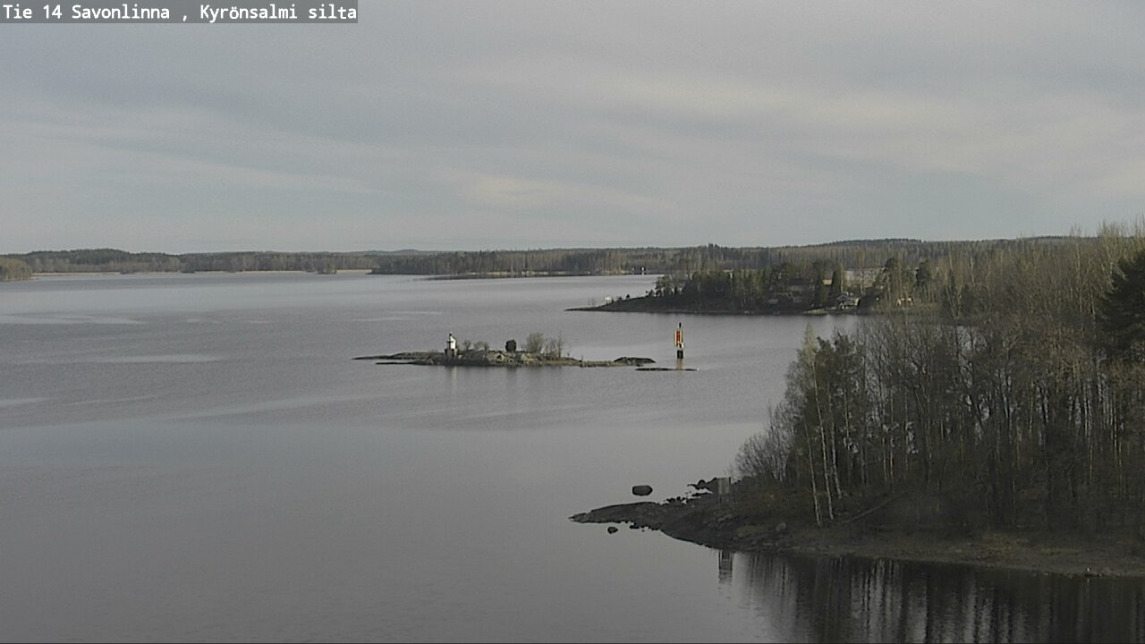 Weather Camera Image Väg 14 Nyslott, Kyrönsalmi, Savonlinna, Etelä-Savo