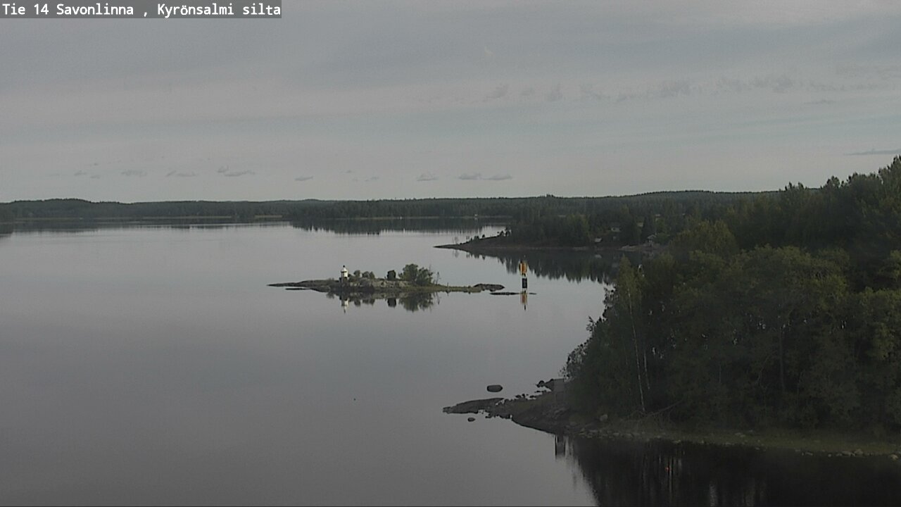 Weather Camera Image Road 14 Savonlinna, Kyrönsalmi, Savonlinna, Etelä-Savo