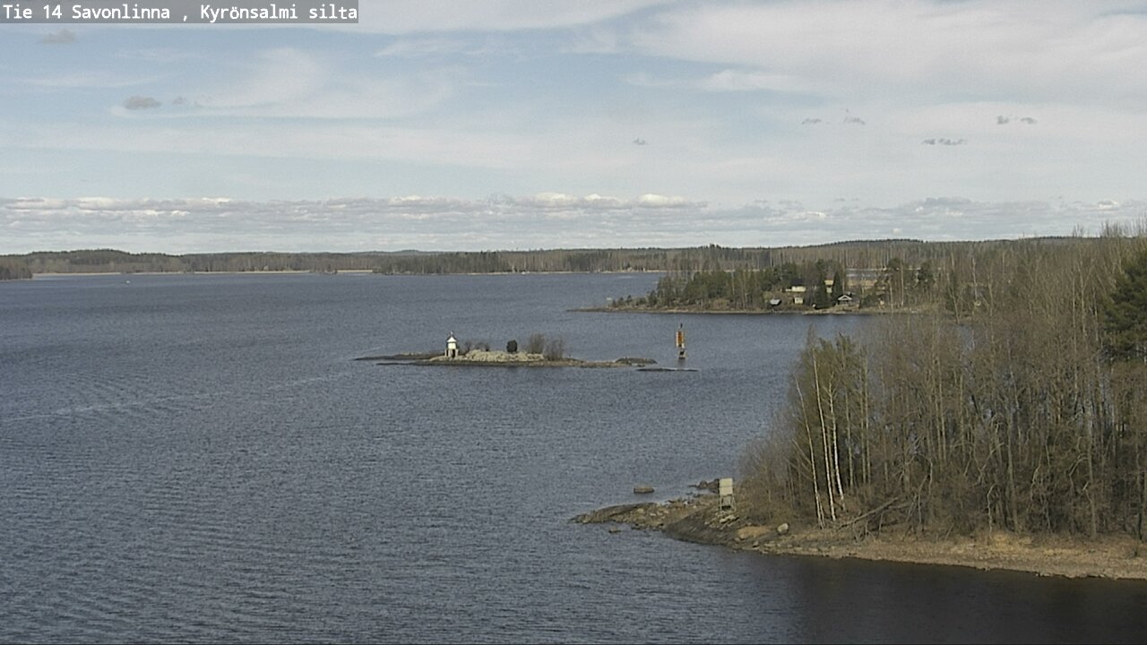 Weather Camera Image Väg 14 Nyslott, Kyrönsalmi, Savonlinna, Etelä-Savo