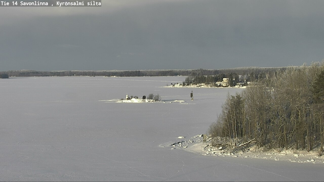 Weather Camera Image Road 14 Savonlinna, Kyrönsalmi, Savonlinna, Etelä-Savo