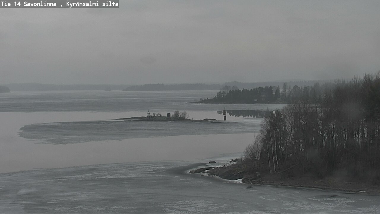 Weather Camera Image Road 14 Savonlinna, Kyrönsalmi, Savonlinna, Etelä-Savo