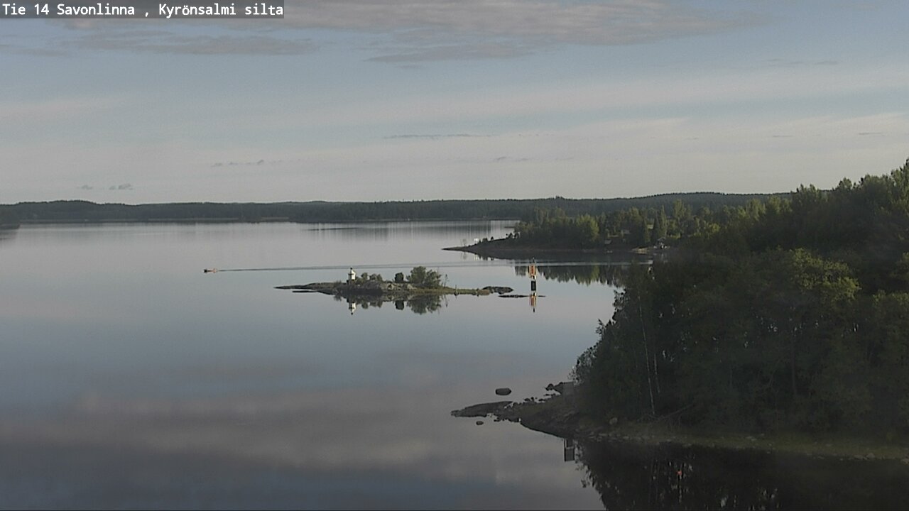 Weather Camera Image Road 14 Savonlinna, Kyrönsalmi, Savonlinna, Etelä-Savo