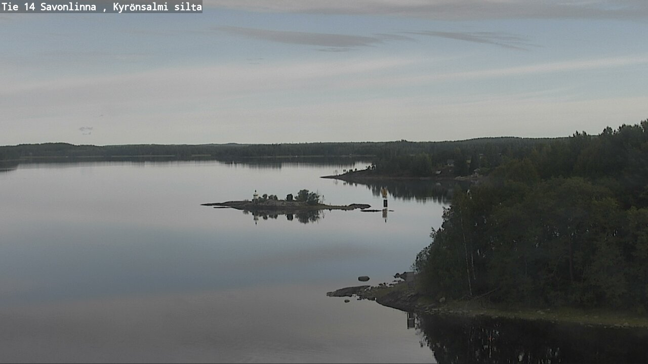Weather Camera Image Road 14 Savonlinna, Kyrönsalmi, Savonlinna, Etelä-Savo