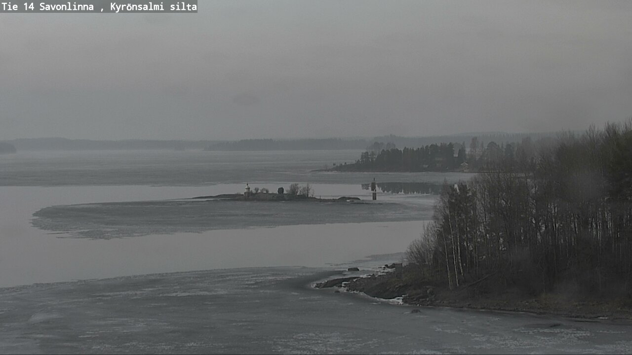 Weather Camera Image Road 14 Savonlinna, Kyrönsalmi, Savonlinna, Etelä-Savo