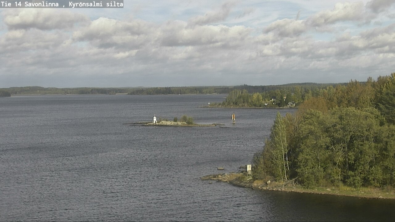 Weather Camera Image Road 14 Savonlinna, Kyrönsalmi, Savonlinna, Etelä-Savo