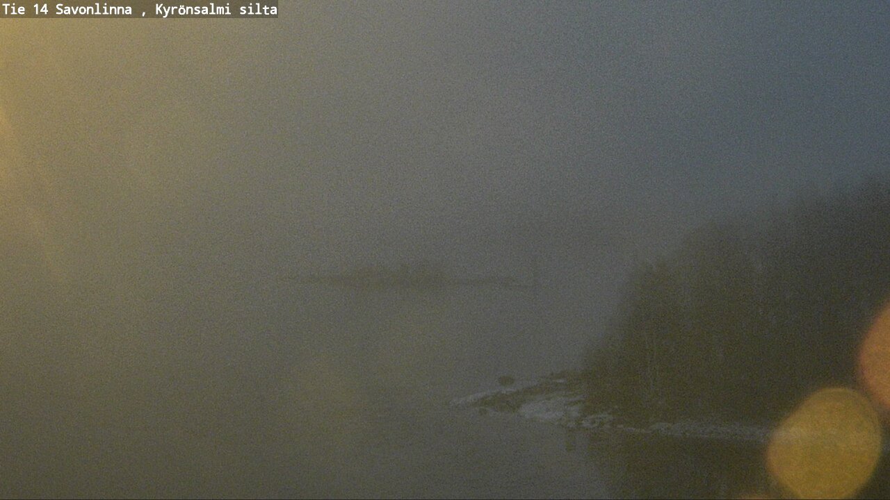 Weather Camera Image Väg 14 Nyslott, Kyrönsalmi, Savonlinna, Etelä-Savo