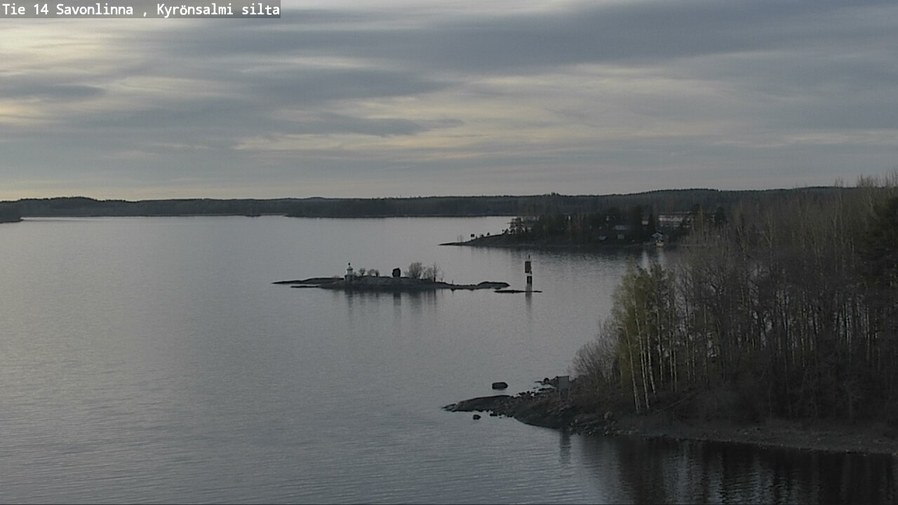 Weather Camera Image Väg 14 Nyslott, Kyrönsalmi, Savonlinna, Etelä-Savo