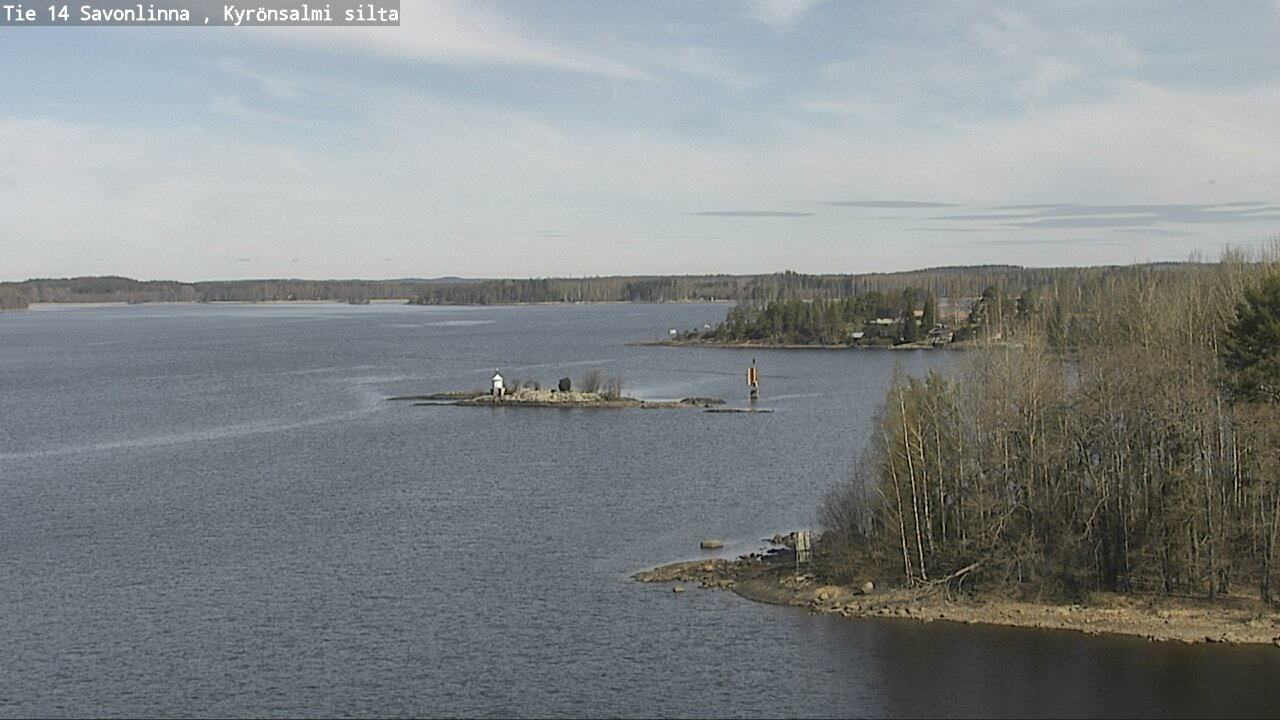Weather Camera Image Väg 14 Nyslott, Kyrönsalmi, Savonlinna, Etelä-Savo