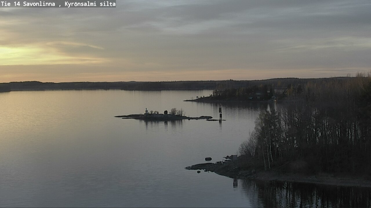 Weather Camera Image Väg 14 Nyslott, Kyrönsalmi, Savonlinna, Etelä-Savo