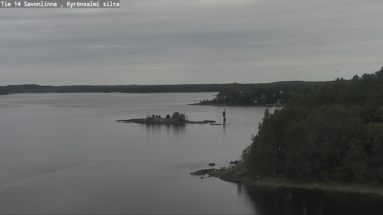 Weather Camera Image Road 14 Savonlinna, Kyrönsalmi, Savonlinna, Etelä-Savo