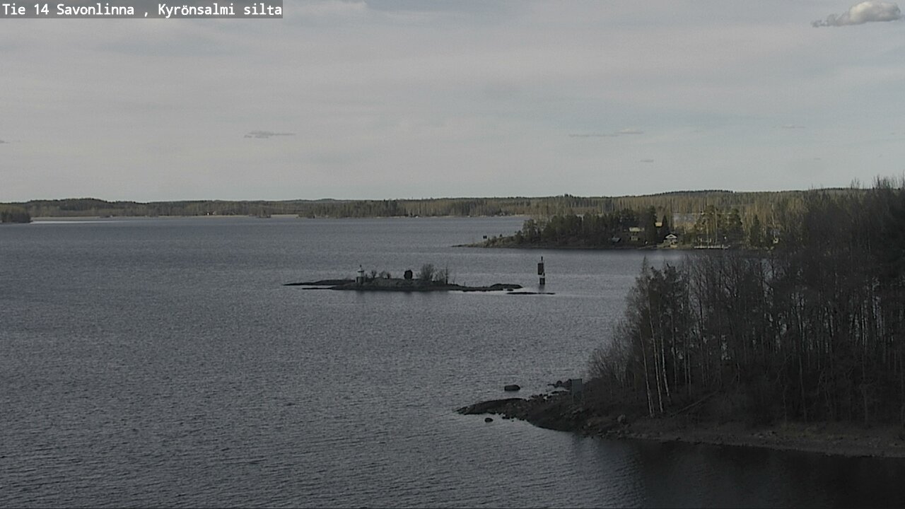 Weather Camera Image Väg 14 Nyslott, Kyrönsalmi, Savonlinna, Etelä-Savo