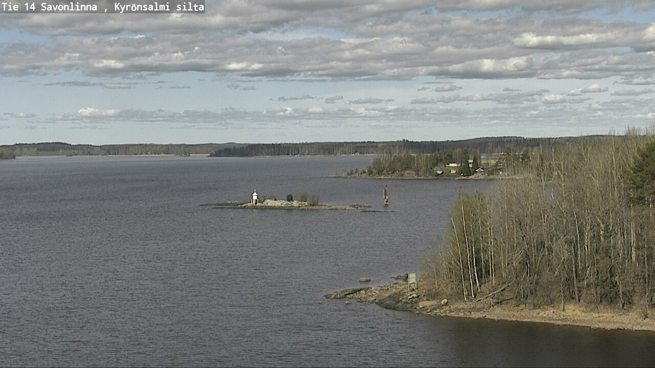 Weather Camera Image Väg 14 Nyslott, Kyrönsalmi, Savonlinna, Etelä-Savo