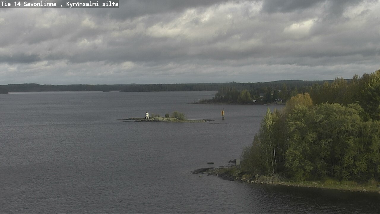 Weather Camera Image Road 14 Savonlinna, Kyrönsalmi, Savonlinna, Etelä-Savo
