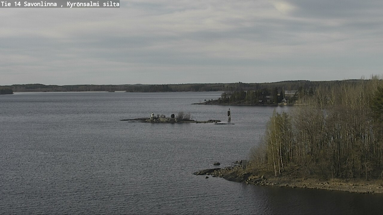 Weather Camera Image Väg 14 Nyslott, Kyrönsalmi, Savonlinna, Etelä-Savo