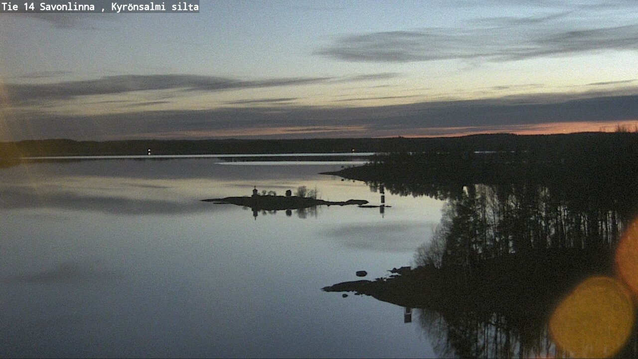 Weather Camera Image Väg 14 Nyslott, Kyrönsalmi, Savonlinna, Etelä-Savo