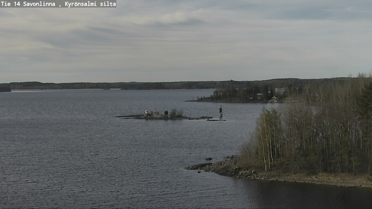Weather Camera Image Väg 14 Nyslott, Kyrönsalmi, Savonlinna, Etelä-Savo