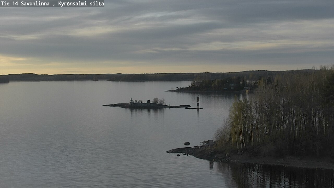 Weather Camera Image Väg 14 Nyslott, Kyrönsalmi, Savonlinna, Etelä-Savo