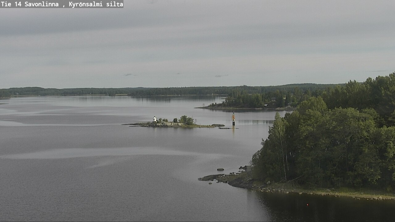 Weather Camera Image Road 14 Savonlinna, Kyrönsalmi, Savonlinna, Etelä-Savo