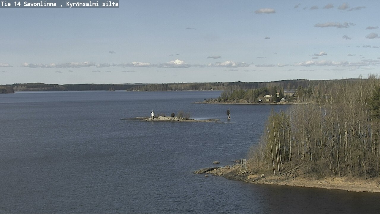 Weather Camera Image Väg 14 Nyslott, Kyrönsalmi, Savonlinna, Etelä-Savo