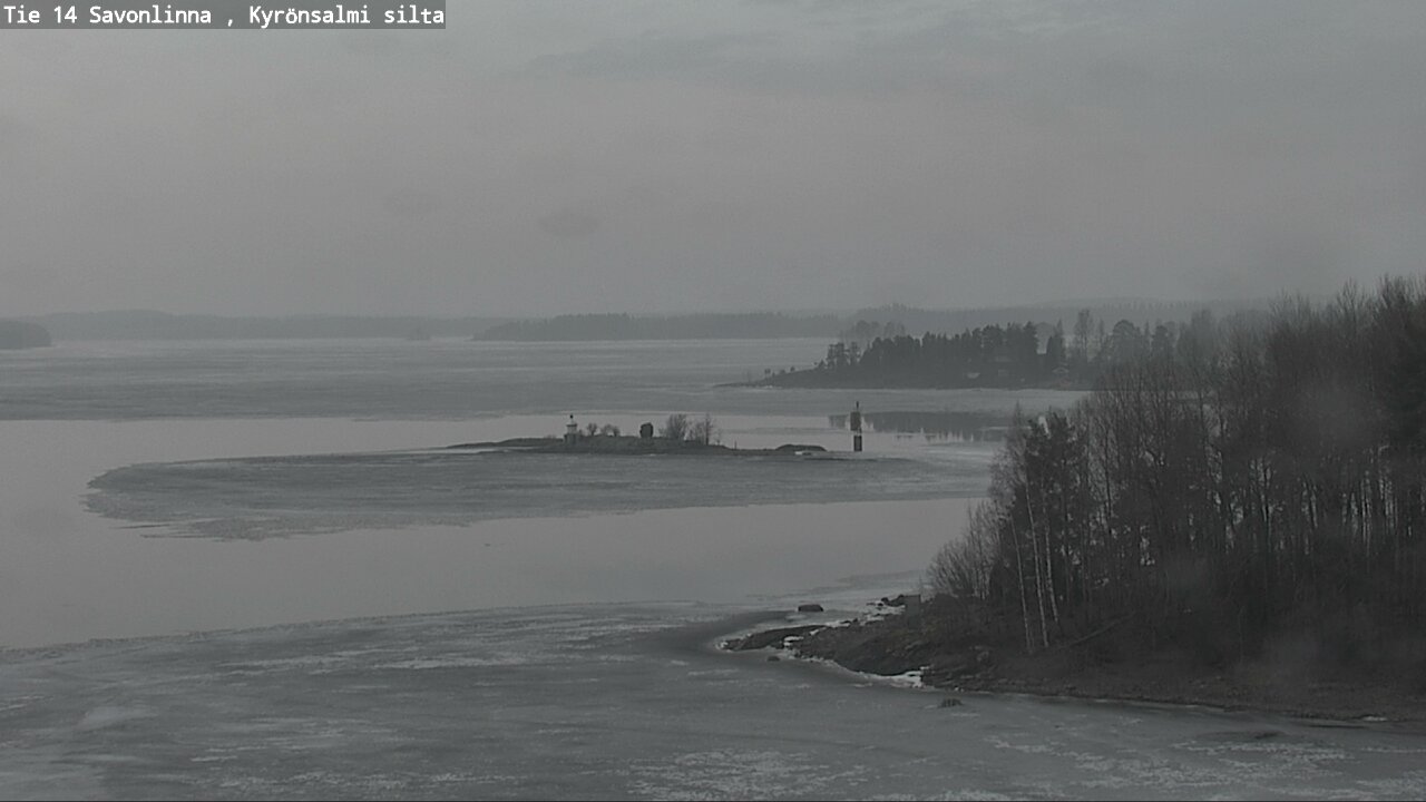 Weather Camera Image Road 14 Savonlinna, Kyrönsalmi, Savonlinna, Etelä-Savo