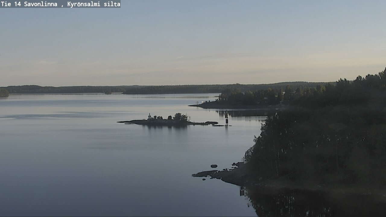 Weather Camera Image Road 14 Savonlinna, Kyrönsalmi, Savonlinna, Etelä-Savo