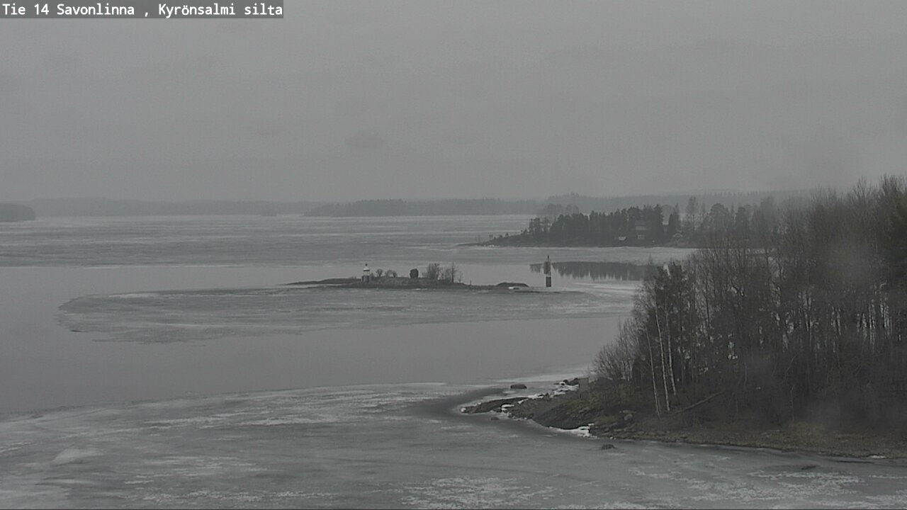 Weather Camera Image Road 14 Savonlinna, Kyrönsalmi, Savonlinna, Etelä-Savo