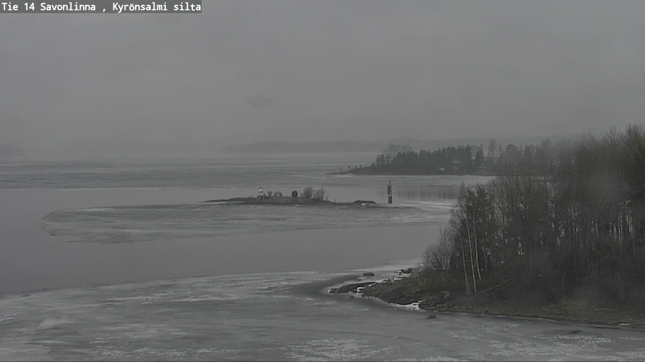 Weather Camera Image Road 14 Savonlinna, Kyrönsalmi, Savonlinna, Etelä-Savo