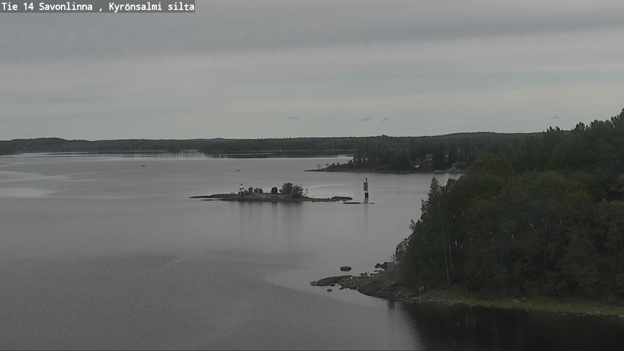 Weather Camera Image Road 14 Savonlinna, Kyrönsalmi, Savonlinna, Etelä-Savo