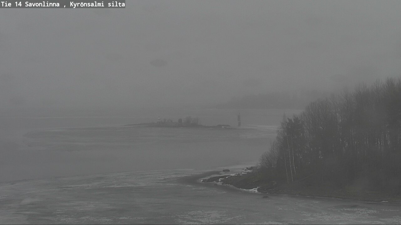 Weather Camera Image Road 14 Savonlinna, Kyrönsalmi, Savonlinna, Etelä-Savo