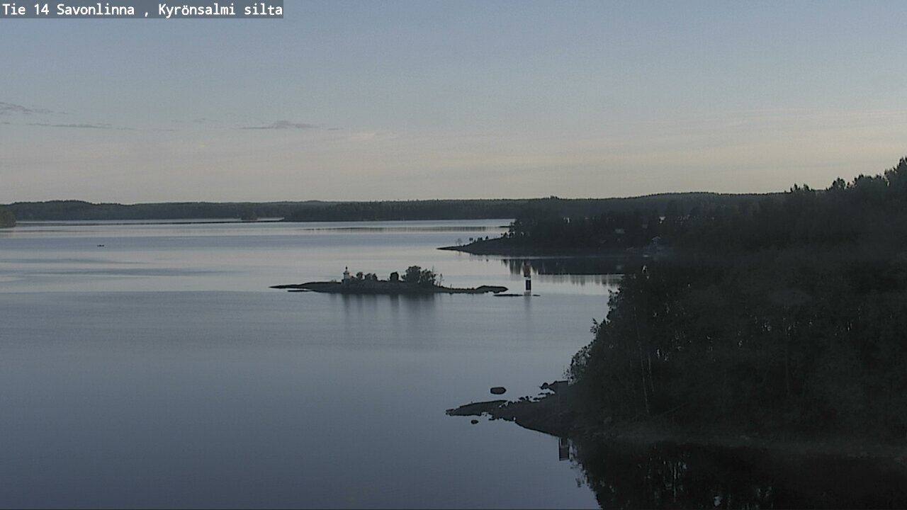 Weather Camera Image Road 14 Savonlinna, Kyrönsalmi, Savonlinna, Etelä-Savo