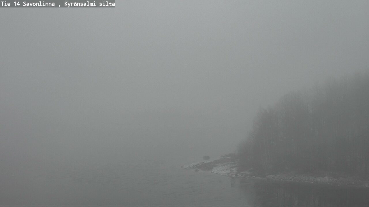 Weather Camera Image Väg 14 Nyslott, Kyrönsalmi, Savonlinna, Etelä-Savo